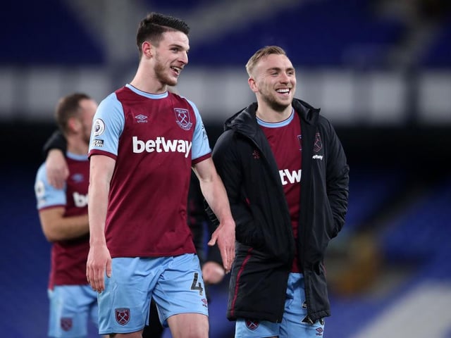 Declan Rice to Chelsea is one of those rumours that just refuses to die. The West Ham midfielder is enjoying another stellar season, and with the Blues hitting a sticky patch of late, could Frank Lampard be tempted to splash the cash again in a bid to strengthen his ailing side? A move is currently priced at 3/1. (Photo by Alex Pantling/Getty Images)