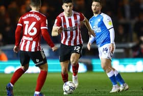 Sheffield United's John Egan has been linked with a very unlikely potential move to West Ham United. Picture: David Klein / Sportimage