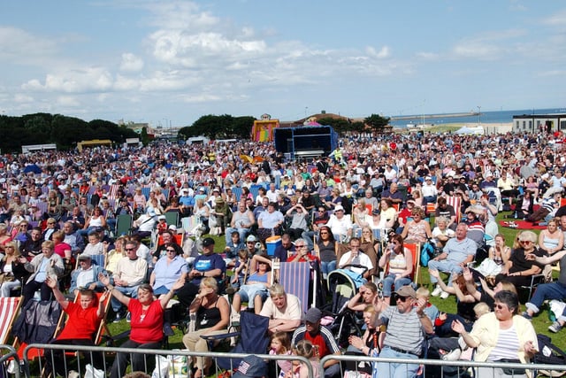 Watching the Bootleg Beatles in Bents Park in 2004. Are you pictured in the crowd?