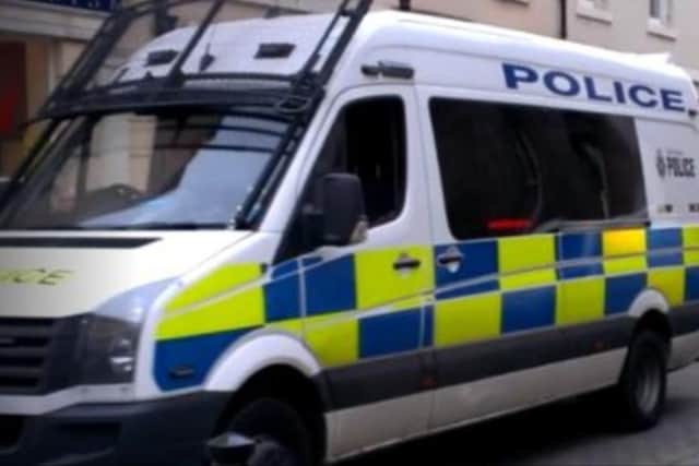File picture of police van. Police have arrested a teenager for suspected 'cuckooing' in Richmond, Sheffield