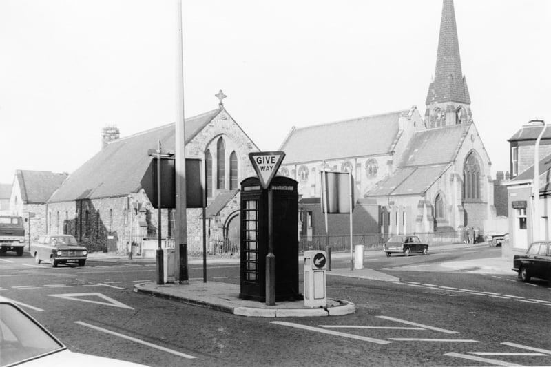 St Luke's Church Pallion in 1970. Has this scene changed much? Photo: Bill Hawkins.