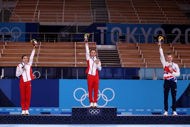 Sheffield-based Bryony Page of Team Great Britain took bronze in the Women's Trampoline Final.