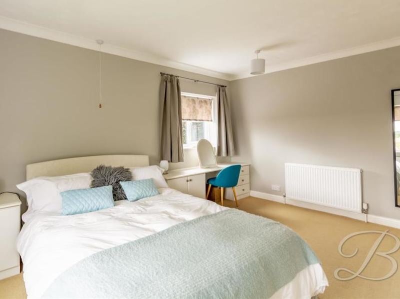 Sweet dreams are made of this. A stylish bedroom with lots of room.