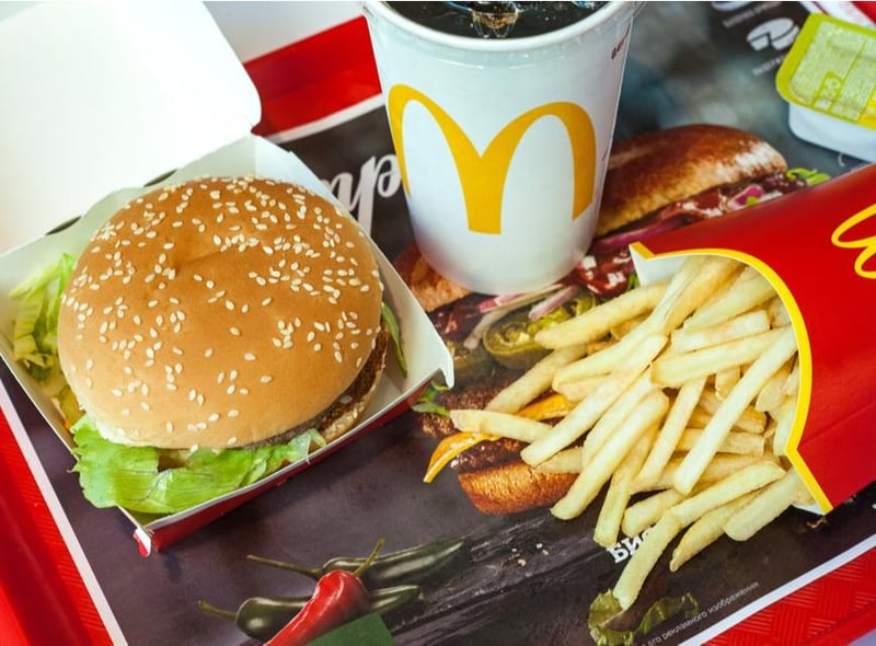 The popular fast-food chain proved to be the top choice in Scotland, ranking as the highest for overall spend.