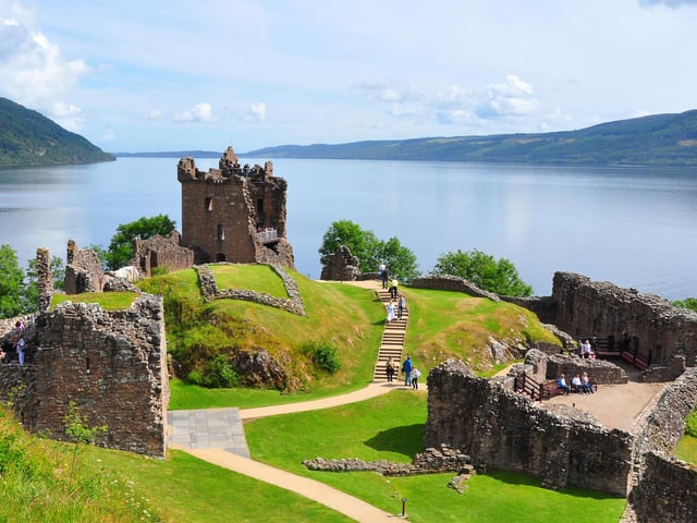 This lochside castle is a true sight to behold.