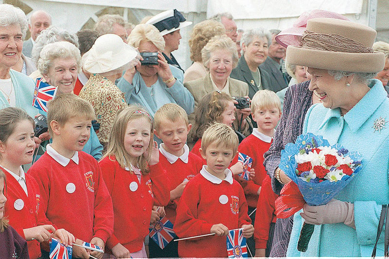 The Queen got the warmest of greetings when she came to the borough 19 years ago. Did you get to see her?
