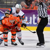 Ouch: Belfast Giants will get an early start to the season Pic Dean Woolley