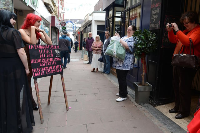 Burlesque performers at Birds Yard on Chapel Walk. Sheffield Burlesque & Cabaret Festival organisers confirmed the event has sadly been cancelled in 2020. However, they have already started preparing for the rescheduled event in Sheffield in 2021.