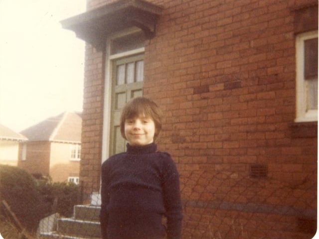 Lee Gutteridge once of High Green now a South African bush ranger.
Lee in Fishponds Road where he grew up in High Green before moving to South Africa in 1982