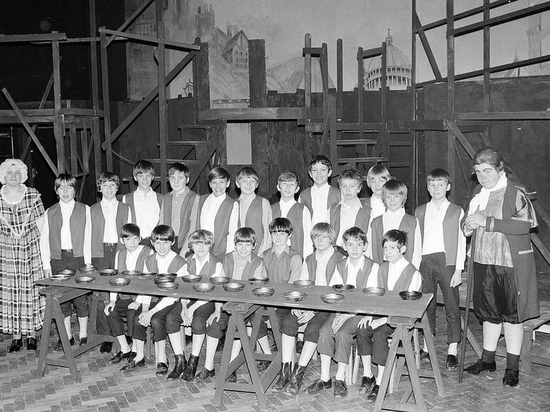 Another photo of Ashfield School's performance of Oliver.
