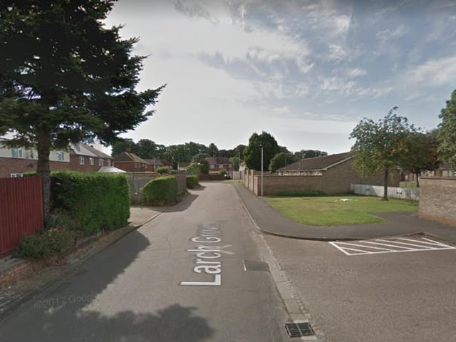 There were two reports of burglary on or near Larch Grove recorded in December 2019