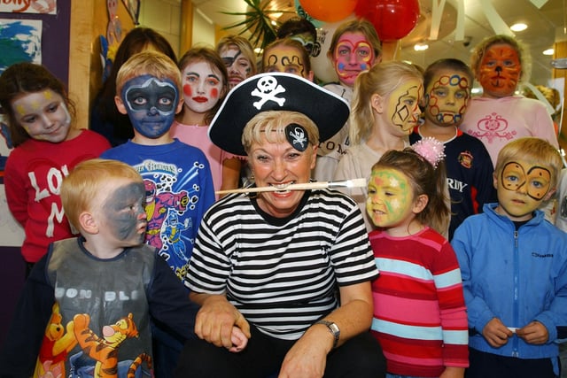 A mega face painting session was held at the Roker McDonald's restaurant 18 years ago but were you one of the children enjoying a special day?