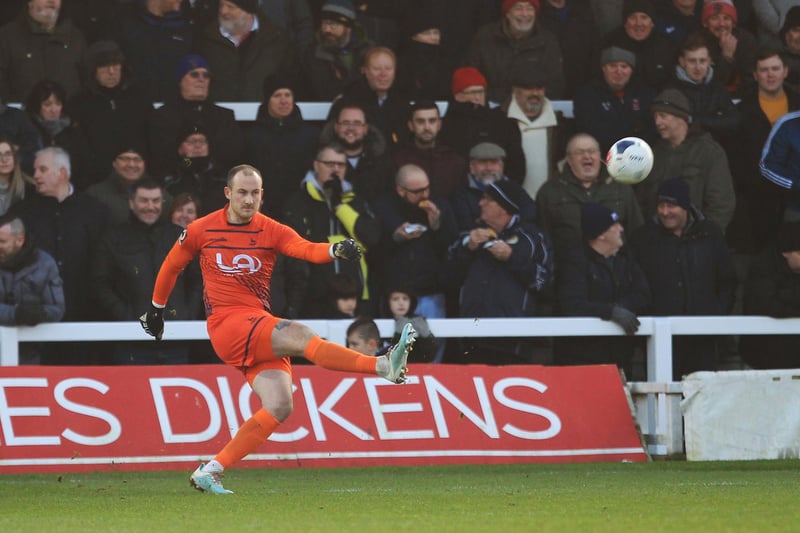 A player who epitomised Pools’ desperate goalkeeping situation last season. Signed on a non-contract deal but never intended on staying long at the club. Not at all convincing between the sticks.