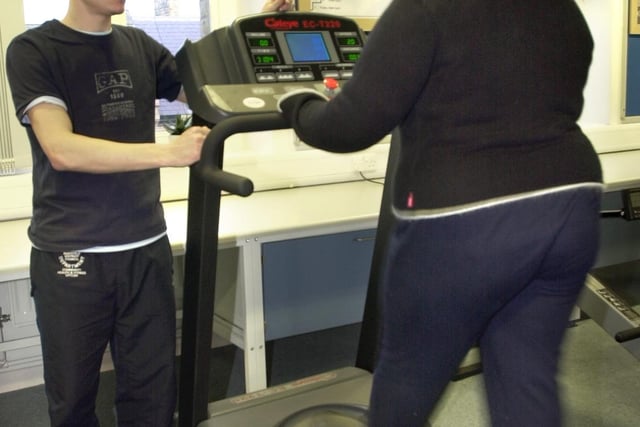 Pictured is Rob Copeland a researcher at Sheffield Hallam University's Sports & Exercise Science Unit in 2003