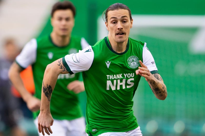 His range of passing is a huge boon for Hibs and for better finishing would have had an assist or two today