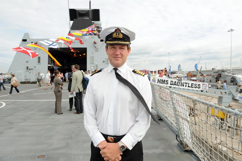 30th July 2010.Navy Days at the Portsmouth Naval Base. Pictured is Capt. Richard Powell of HMS Dauntless 
Picture: Paul Jacobs 102427-5