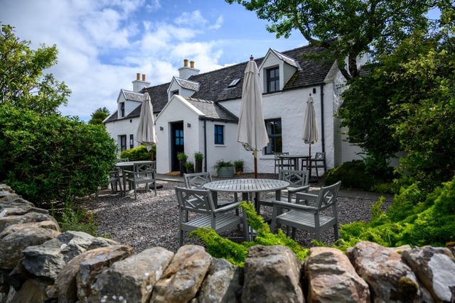 The Three Chimneys is one of Scotland's most iconic restaurants and also has 5-star accommodation. It sits beside the sea on the Isle of Skye.