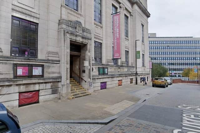 Sheffield Library Theatre which situated underneath Sheffield Central Library
