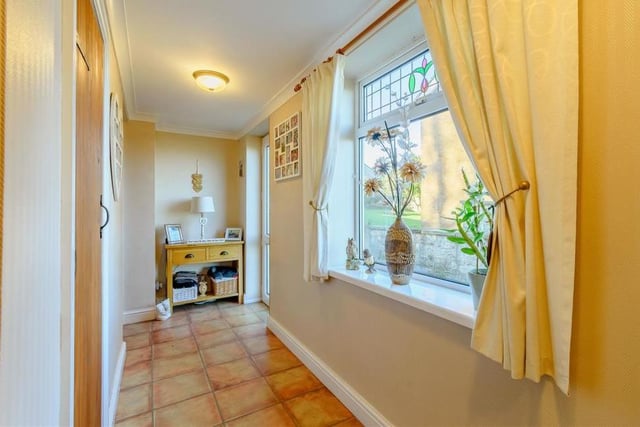 The homely hallway at the Buttery Lane property has a welcoming feel to it.