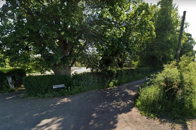Properties on the private road of Vicarage Lane are estimated to cost around £641,000.