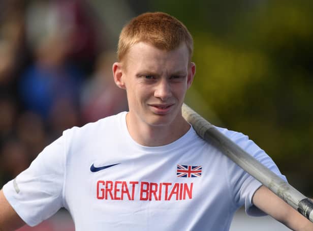 Pole vaulter Adam Hague, who is is a member of City of Sheffield and Dearne Athletics Club.