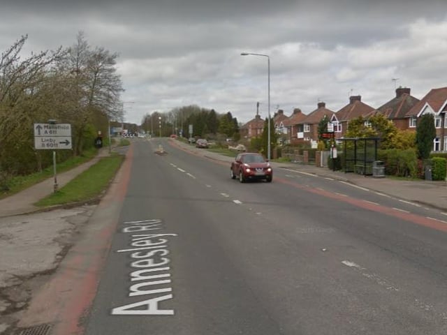 You will find a speed camera on Annesley Road, Hucknall - 30mph.