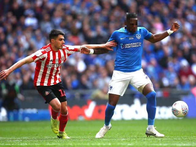 a). Omar Bogle. b). James Vaughan. c). Andre Green. d). Louis Dennis. (Photo by Jordan Mansfield/Getty Images)