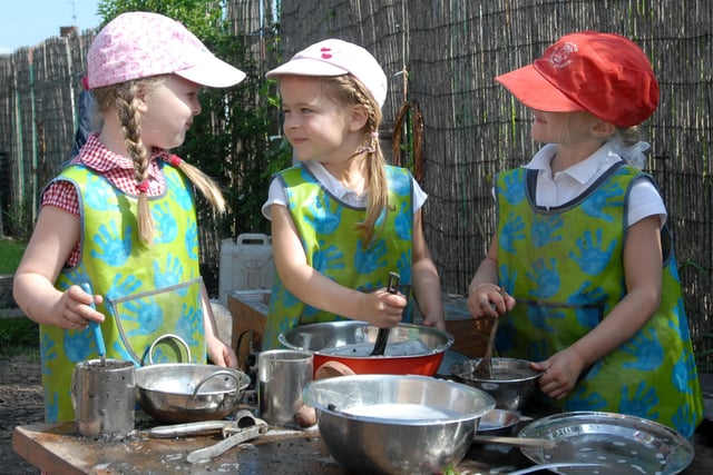 What could be more fun than playing with friends in the Nature Nursery at Boldon in 2013.