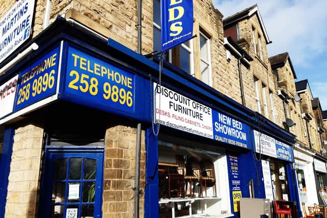 Martin's Furniture Centres on Abbeydale Road, Sheffield has been on the same spot since 1974 - the shop may now close because of the impact of Sheffield Clean Air Zone charges