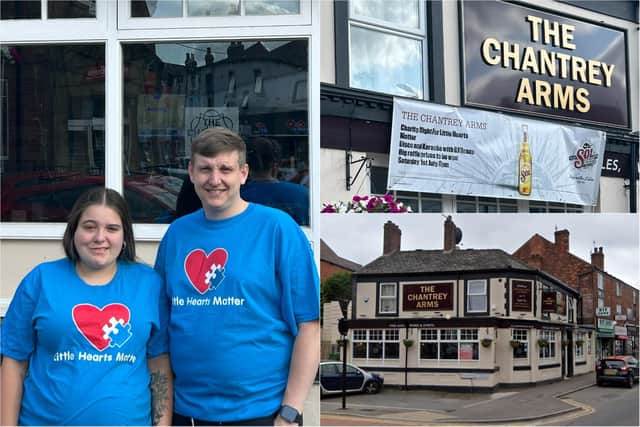 Sheffield pub The Chantry Arms will be holding a charity night in support of Little Heart Matters, who have supported landlord Chris Storey and his partner Jess Wilkes ahead of the birth of their little boy, who has a rare congenital heart condition.
