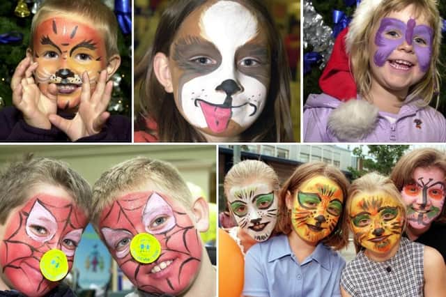 Click through this article to see photos of children with their faces painted in Doncaster.