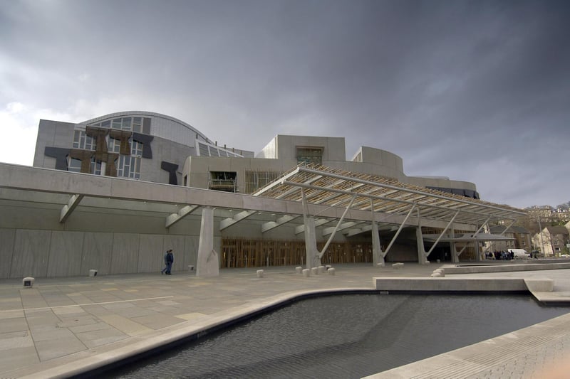 Some regard it a masterpiece of modern architecture, but it seems there are plenty of locals who would pay good money to watch the late Enric Miralles' award-winning Scottish Parliament being razed to the ground.