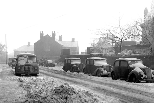 Heavy snow fell in the early sixties