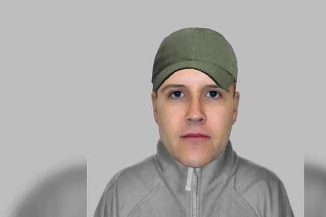 Police have published this e-fit of a man wanted in connection with indecent exposure in Chapeltown, Sheffield