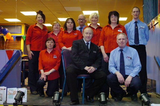 The Carlton Bingo Club in Horden held its last session in 2013 and here is manager Frank Swalwell (front, centre) and the team.