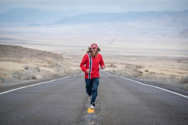 Robert Pope followed Forrest Gump's journey crossing America four times and travelling 15,000 miles in 2018.