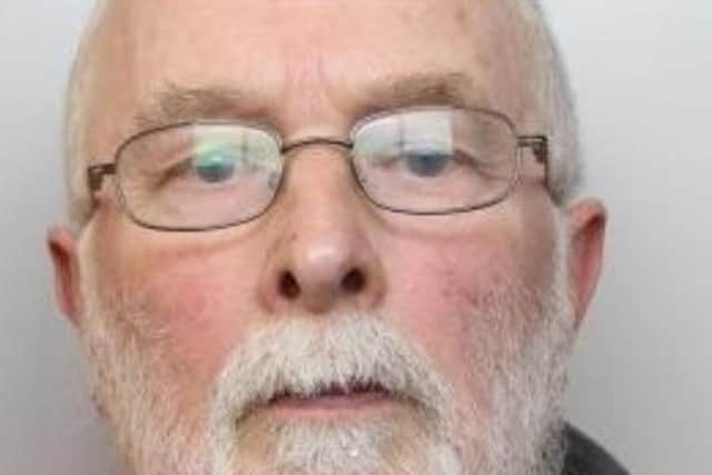 Pictured is Wesley Hedge, aged 72, of Dunkeld Road, Ecclesall, Sheffield, who was sentenced to five years of custody after he admitted six counts of indecent assault against a child aged under 16.