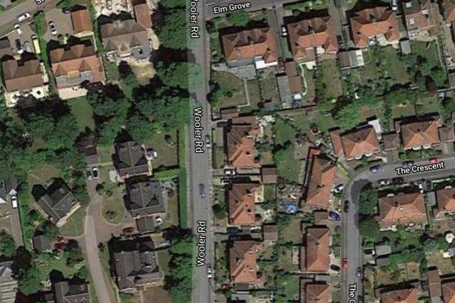 Gardens in Wooler Road have an average size of 283.1 square metres.