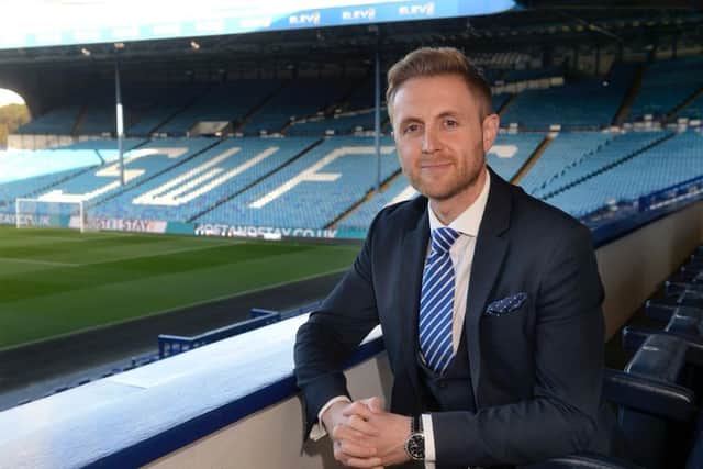 Sheffield Wednesday’s Chief Operating Officer, Liam Dooley, at Hillsborough. (Image provided by Steve Ellis)