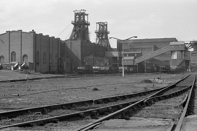 Easington Pit Head in May 1975.