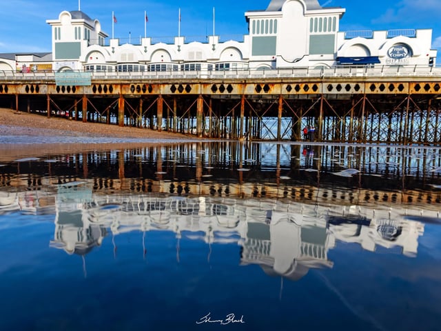 South Parade Pier reflections taken by Johnny Black
www.facebook.com/Johnnyblackphotography