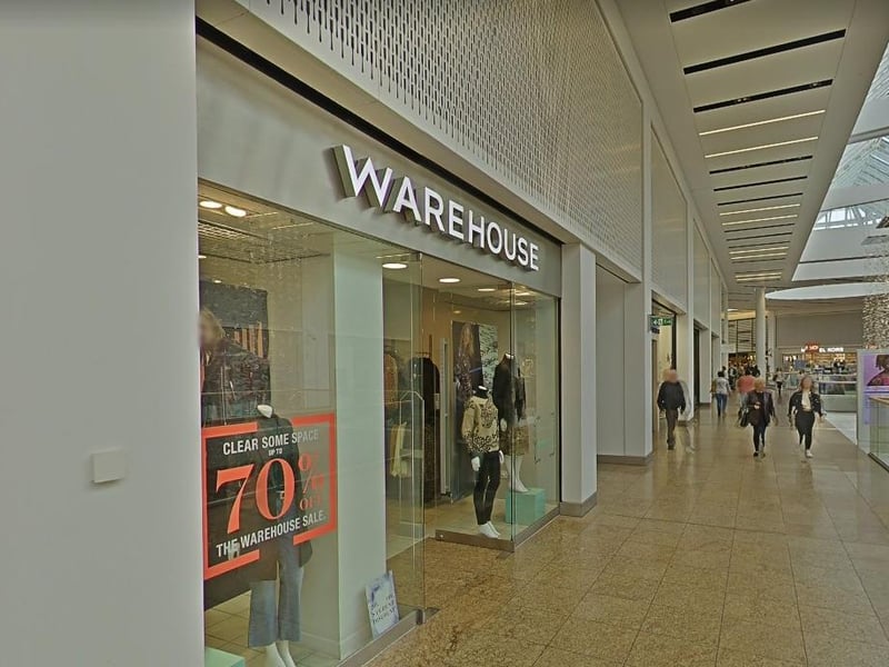 Warehouse entered adinistration in April 2020.