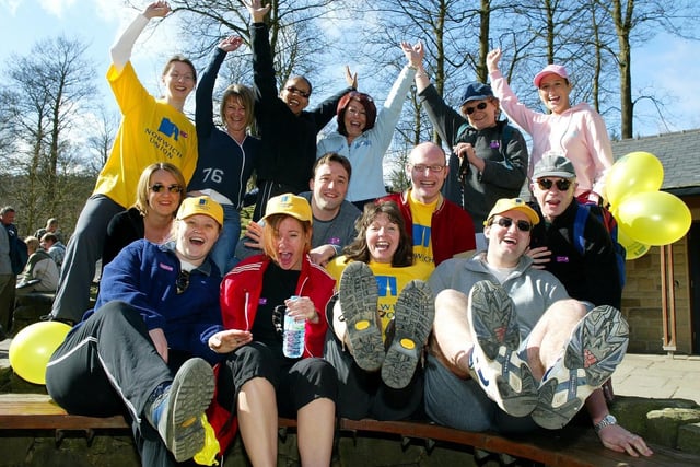 A sponsored walk around Ladybower Reservoir in 2003 raised £700 for Breakthrough Breast Cancer