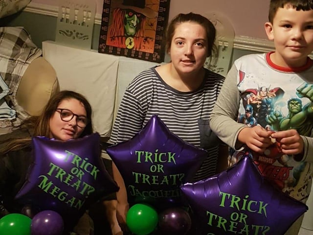 Lockdown Halloween shared by Eleanor Hargreaves.