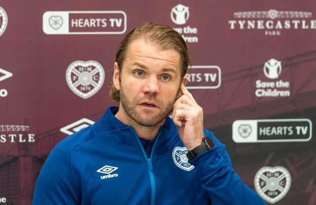 Robbie Neilson is set to make changes to his Hearts side for the trip to Methil to play Cowdenbeath. Picture: SNS