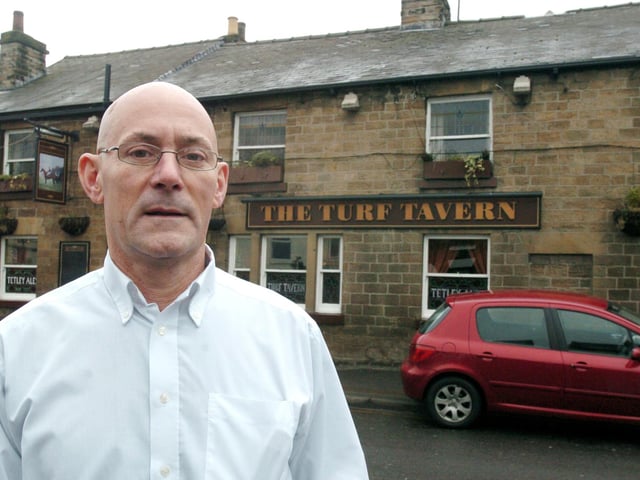 Pictured here is Mick Doughty, landlord of the former Turf Tavern in Handsworth Road on his retirement.