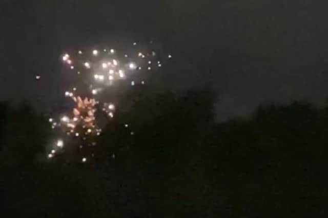 Fireworks being let off illegally after midnight in Page Hall, Sheffield