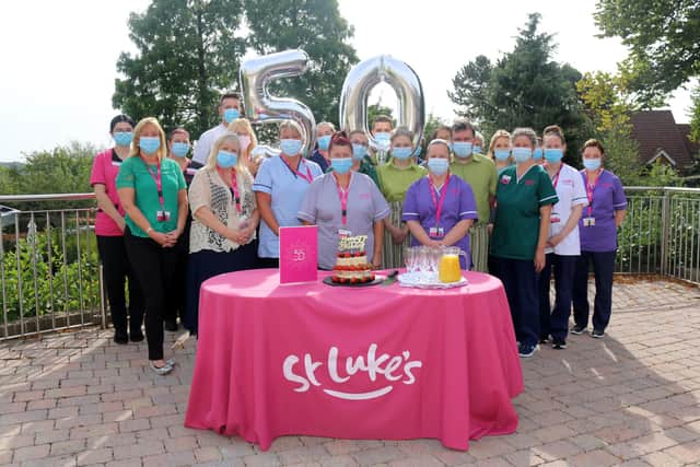 Hospice staff are celebrating St Luke's 50th birthday