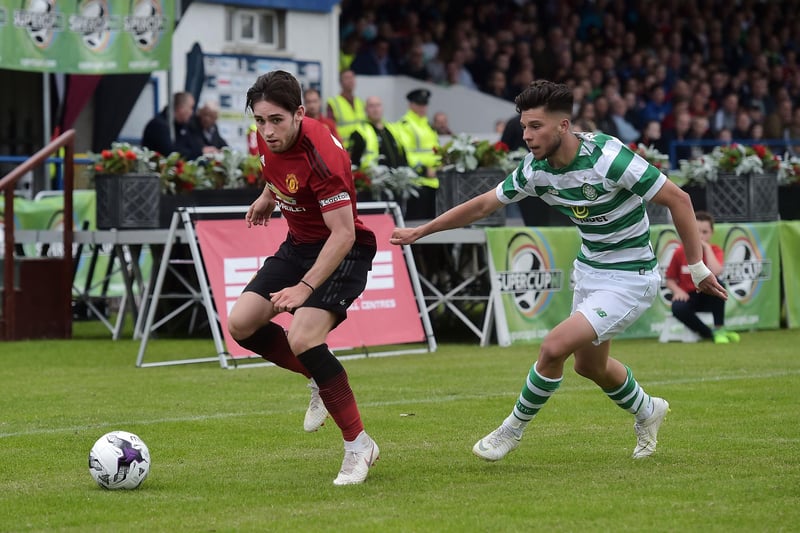 The former Manchester United youngster played on the right of a front three in the first half - and certainly made an impact. A hat trick in the opening 45 minutes ensured a scramble to find out exactly who Rovers were handing an opportunity to. The 21-year-old struggled to get involved in the early stages but settled into a groove, working off the shoulder of the last man to pounce on opportunities.