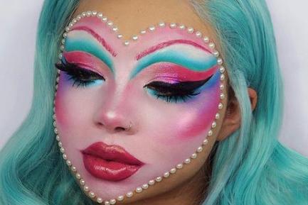 Jordan created this look to mark Valentines Day.